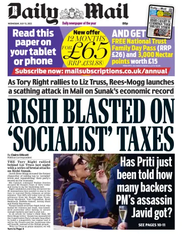 Daily Mail - 13 Jul 2022