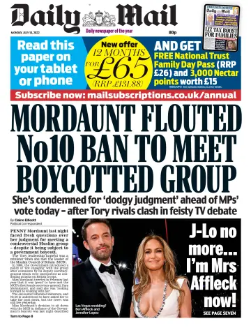 Daily Mail - 18 Jul 2022