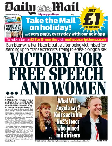 Daily Mail - 28 Jul 2022