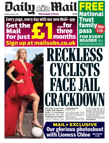 Daily Mail - 6 Aug 2022