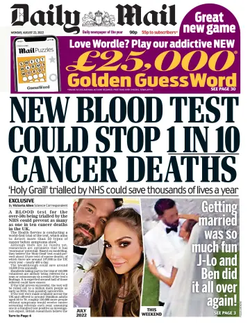 Daily Mail - 22 Aug 2022
