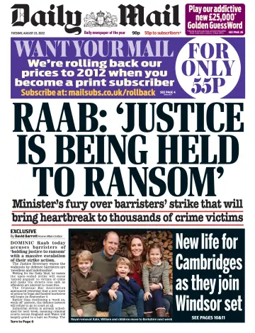 Daily Mail - 23 Aug 2022