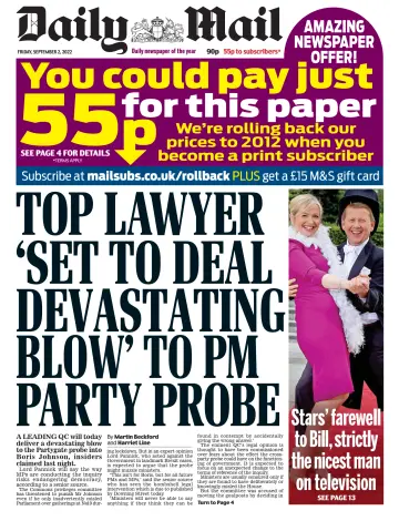 Daily Mail - 2 Sep 2022