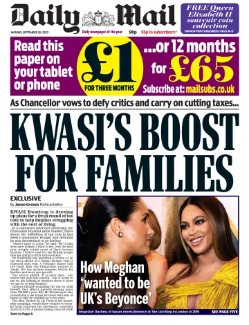 Daily Mail - 26 Sep 2022