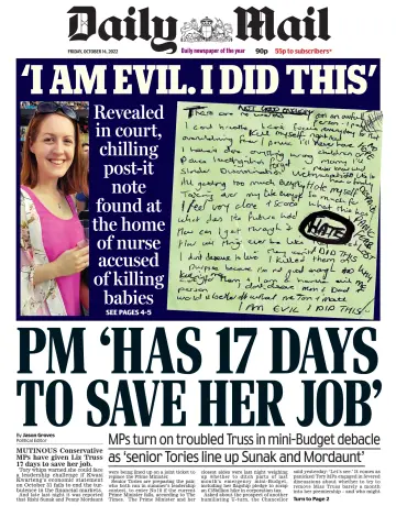 Daily Mail - 14 Oct 2022