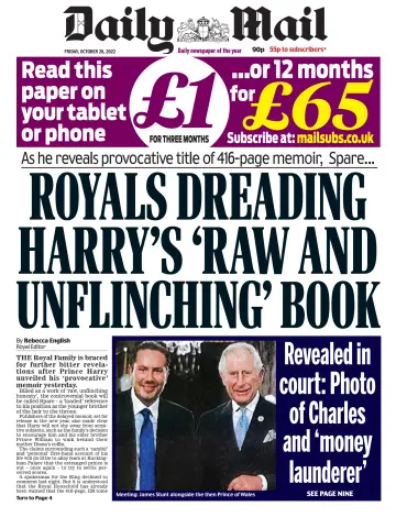 Daily Mail - 28 Oct 2022