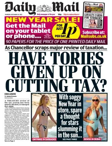 Daily Mail - 29 Dec 2022