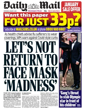 Daily Mail - 4 Jan 2023
