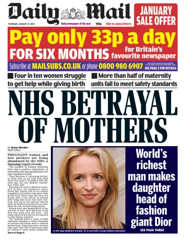 Daily Mail - 12 Jan 2023