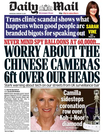 Daily Mail - 15 Feb 2023