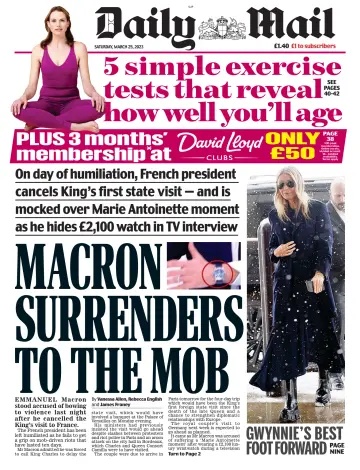 Daily Mail - 25 Mar 2023