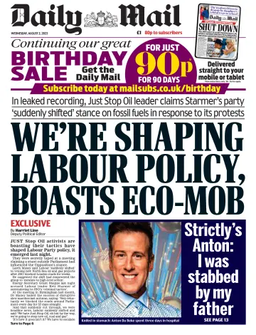 Daily Mail - 2 Aug 2023