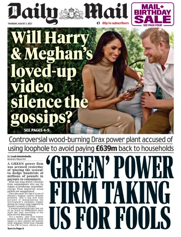 Daily Mail - 3 Aug 2023