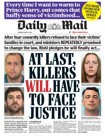 Daily Mail - 31 Aug 2023