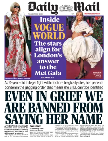 Daily Mail - 15 Sep 2023