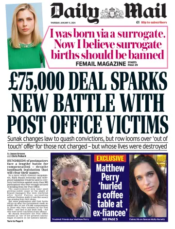 Daily Mail - 11 Jan 2024