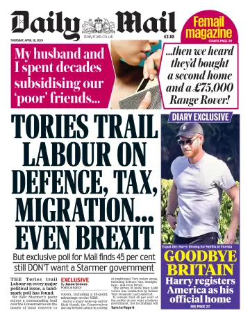 Daily Mail - 18 Apr 2024