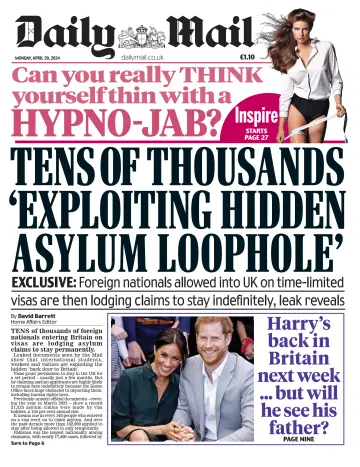 Daily Mail - 29 Apr. 2024