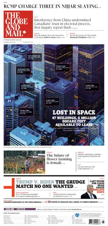 The Globe and Mail (Ottawa/Quebec Edition) - 04 5월 2024