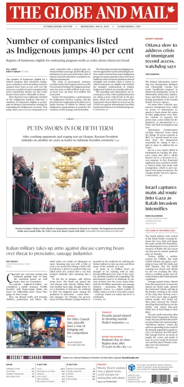 The Globe and Mail (Ottawa/Quebec Edition) - 08 May 2024