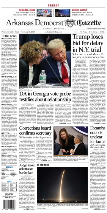 Arkansas Democrat-Gazette - 16 Feb 2024