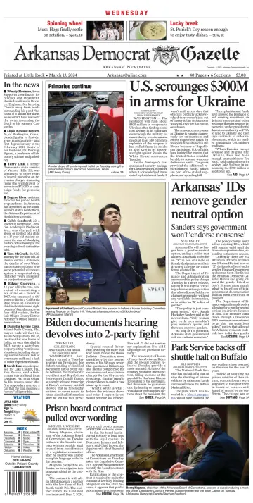 Arkansas Democrat-Gazette - 13 Mar 2024