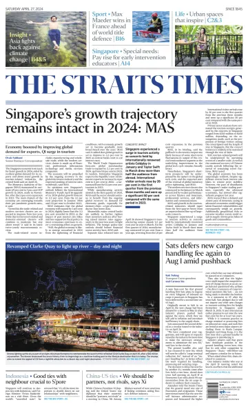The Straits Times - 27 四月 2024