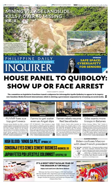 Philippine Daily Inquirer - 8 Feb 2024