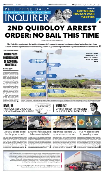Philippine Daily Inquirer - 12 Apr 2024