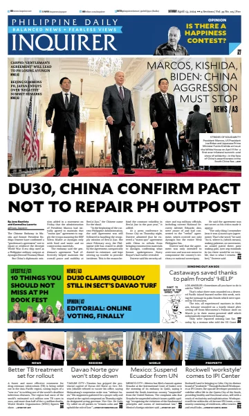Philippine Daily Inquirer - 13 4月 2024