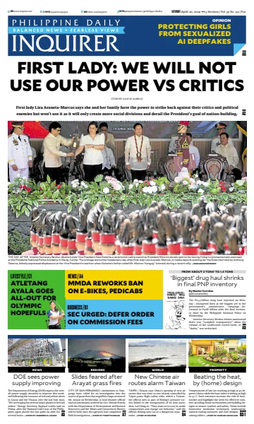 Philippine Daily Inquirer - 20 4月 2024