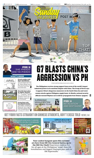 Philippine Daily Inquirer - 21 4月 2024