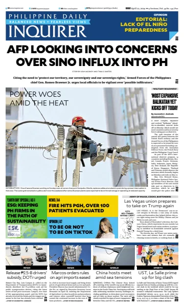 Philippine Daily Inquirer - 22 Apr. 2024