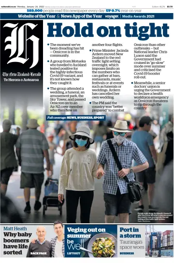The New Zealand Herald - 24 Jan 2022