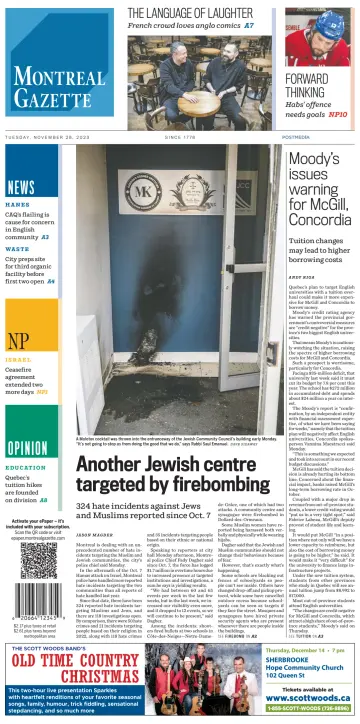 Montreal Gazette - 28 Nov 2023