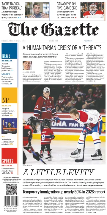Montreal Gazette - 26 Feb 2024