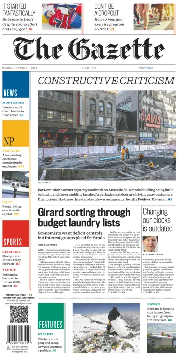 Montreal Gazette - 11 Mar 2024