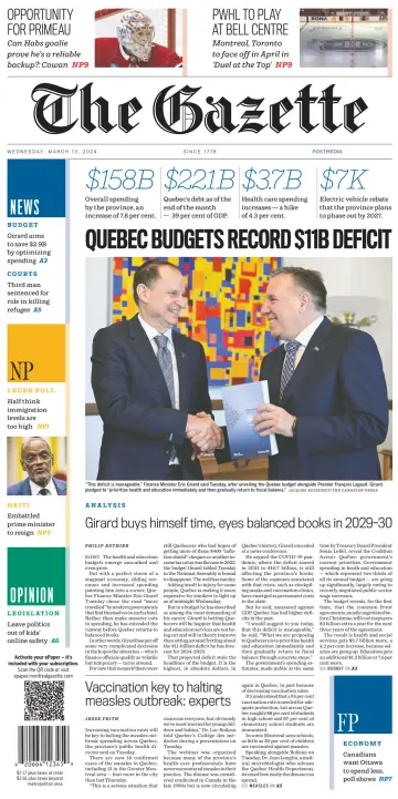 Montreal Gazette - 13 Mar 2024