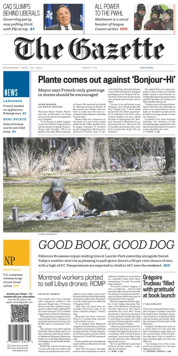 Montreal Gazette - 24 Apr. 2024
