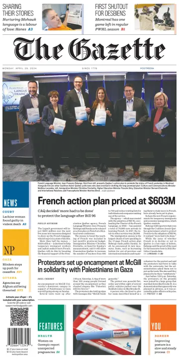 Montreal Gazette - 29 4월 2024