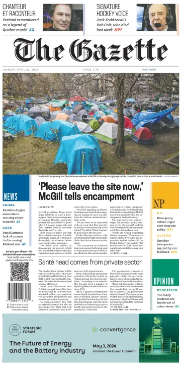 Montreal Gazette - 30 Apr. 2024
