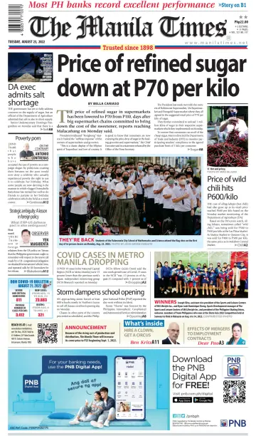 The Manila Times - 23 Aug 2022