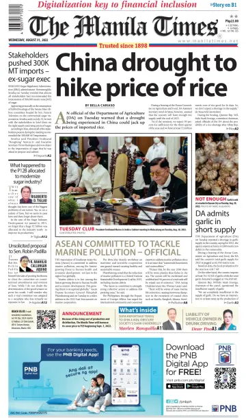 The Manila Times - 31 Aug 2022