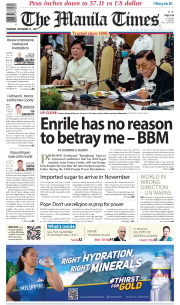 The Manila Times - 15 Sep 2022