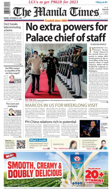 The Manila Times - 19 Sep 2022