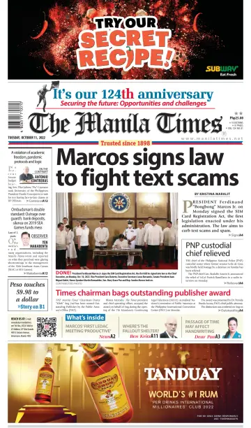 The Manila Times - 11 Oct 2022