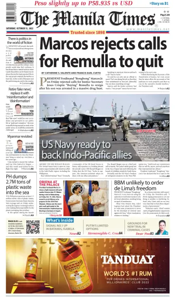 The Manila Times - 15 Oct 2022