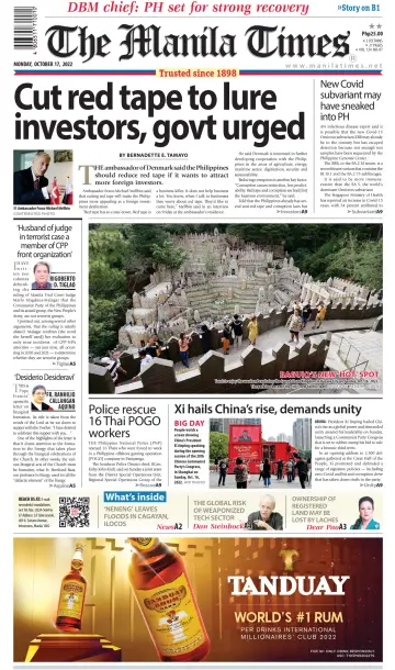 The Manila Times - 17 Oct 2022