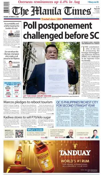 The Manila Times - 18 Oct 2022