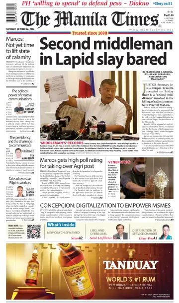 The Manila Times - 22 Oct 2022